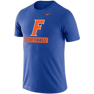 Men's Nike Royal Florida Gators Softball Drop Legend Performance T-Shirt