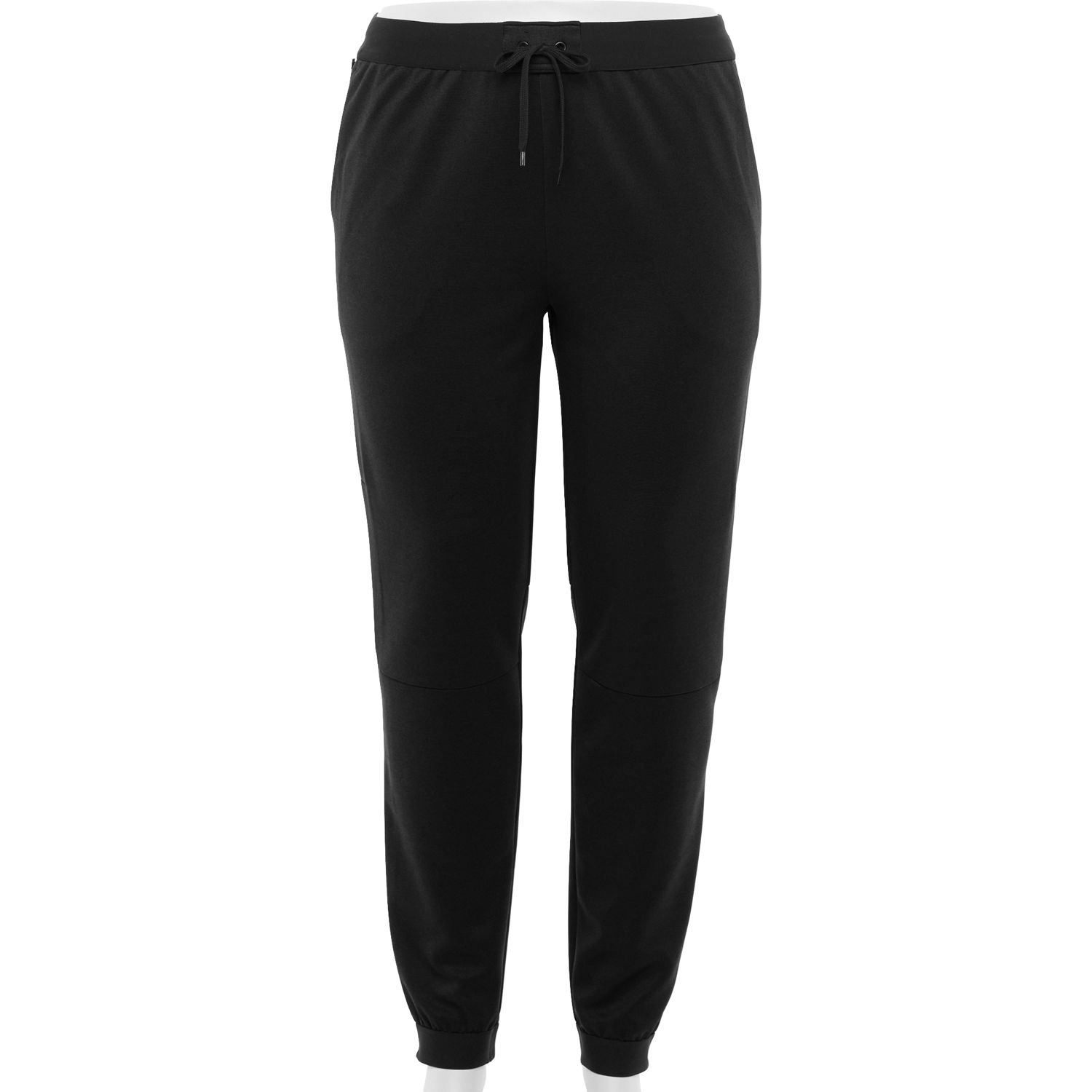 black jogger bottoms