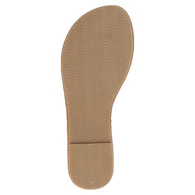 Women's LA Clippers Die-Cut Logo Flip Flops