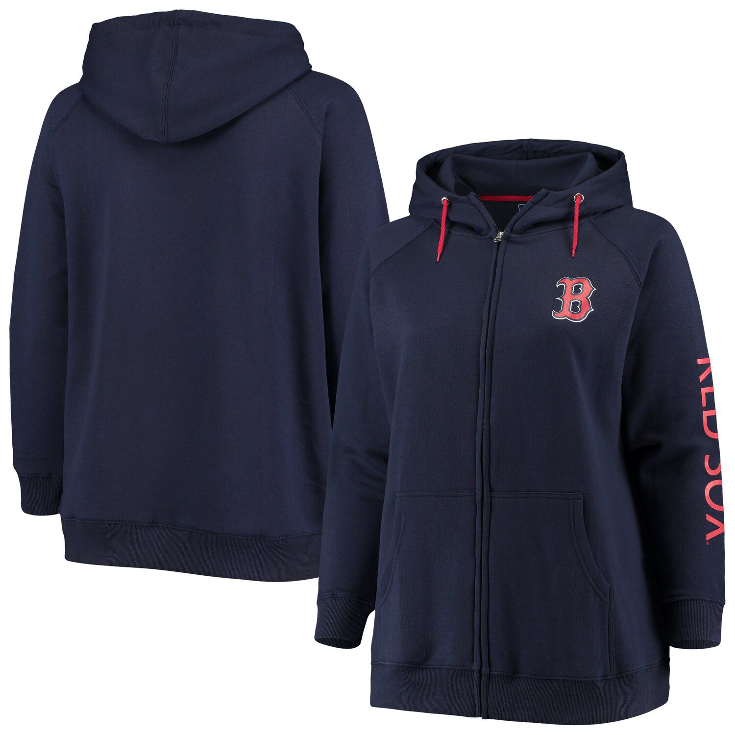 red sox full zip hoodie