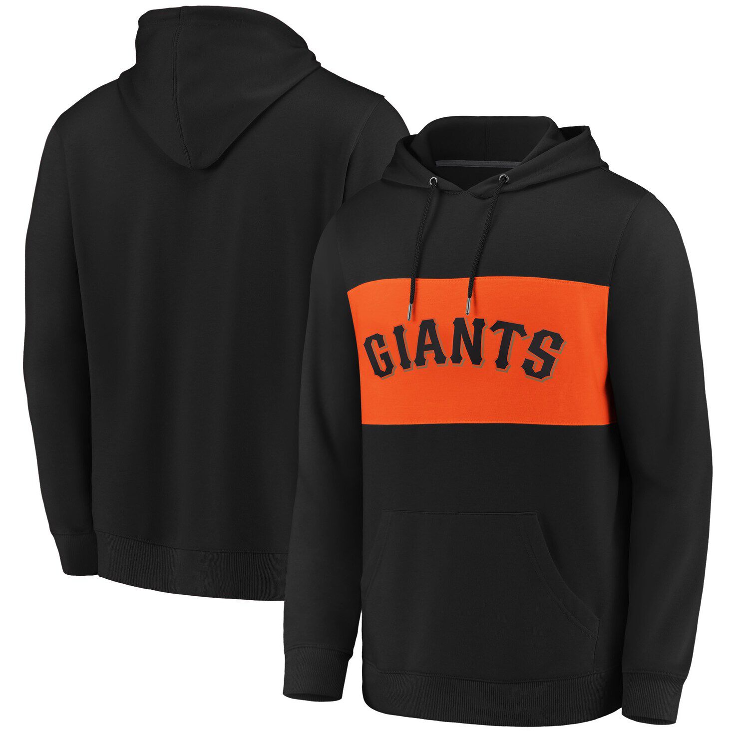 Men's Fanatics Branded Royal New York Giants Front Runner Long Sleeve Hooded T-Shirt Size: Medium