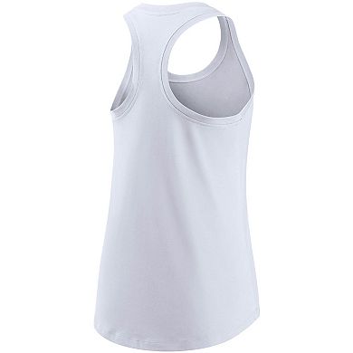 Women's Nike White Arizona Cardinals Light Impact Performance Racerback Tank Top