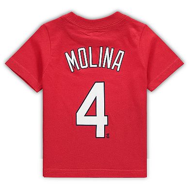 Infant Nike Yadier Molina Red St. Louis Cardinals Player Name & Number T-Shirt