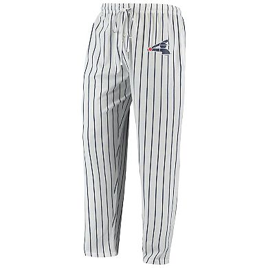 Men's Concepts Sport White/Navy Chicago White Sox Logo Vigor Pinstripe Pants