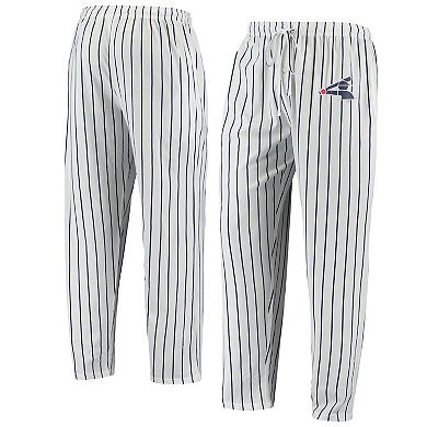 Men's Concepts Sport White/Navy Chicago White Sox Logo Vigor Pinstripe Pants