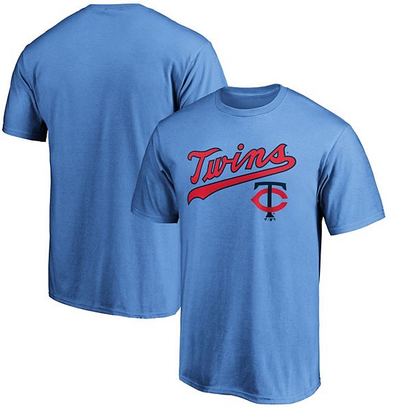 Minnesota Twins Custom Light Blue Cooperstown Collection Jersey