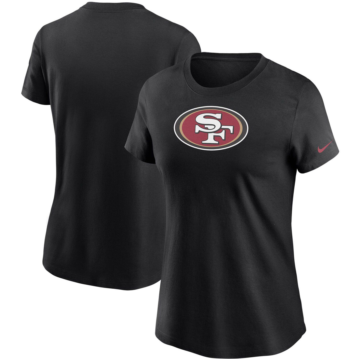 red and black nike shirt women's