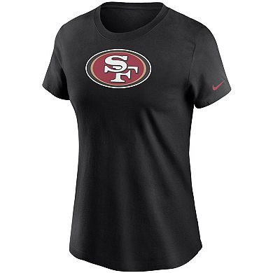 Women's Nike Black San Francisco 49ers Logo Essential T-Shirt
