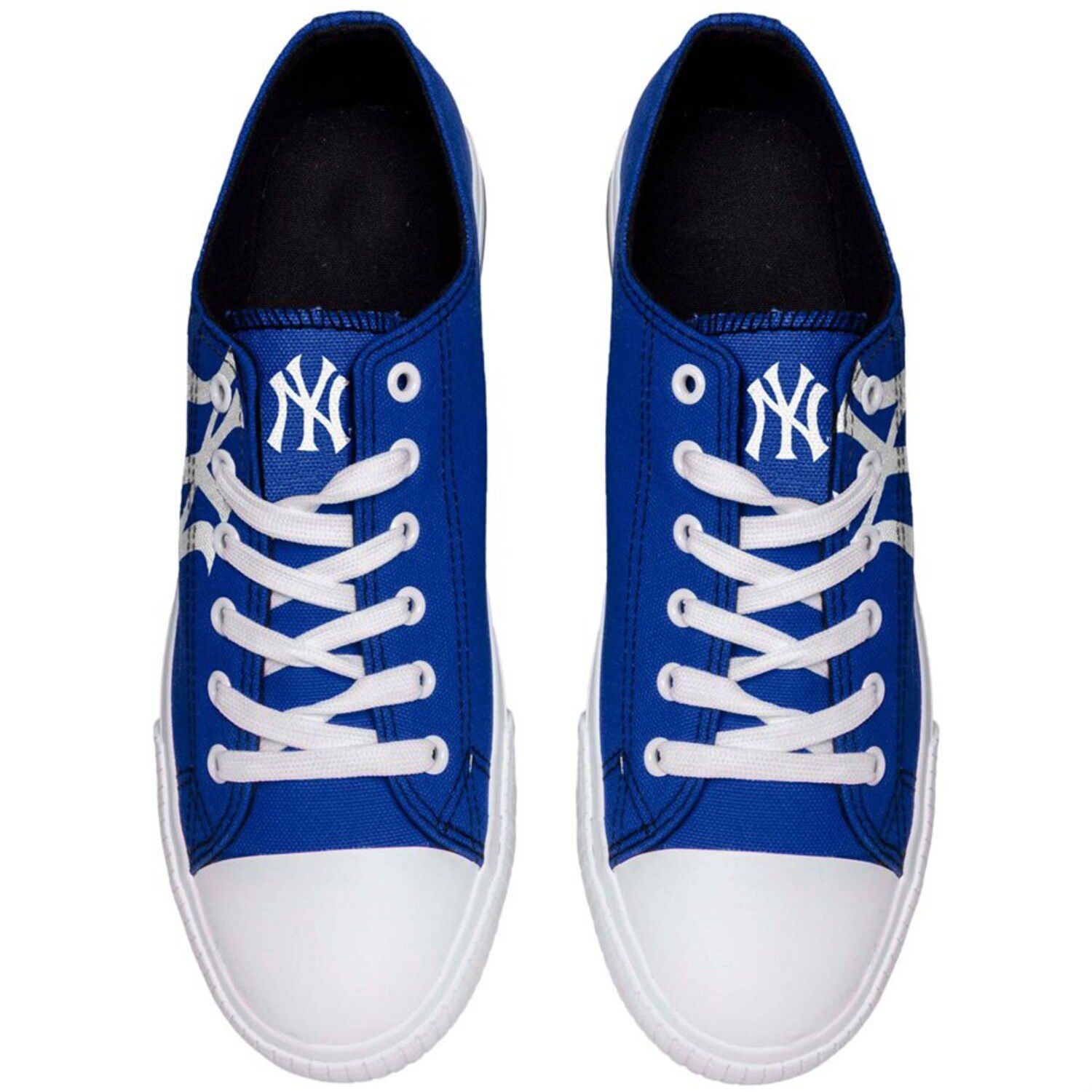 New York Yankees FOCO Women's Big Logo Tie-Dye Canvas Sneakers