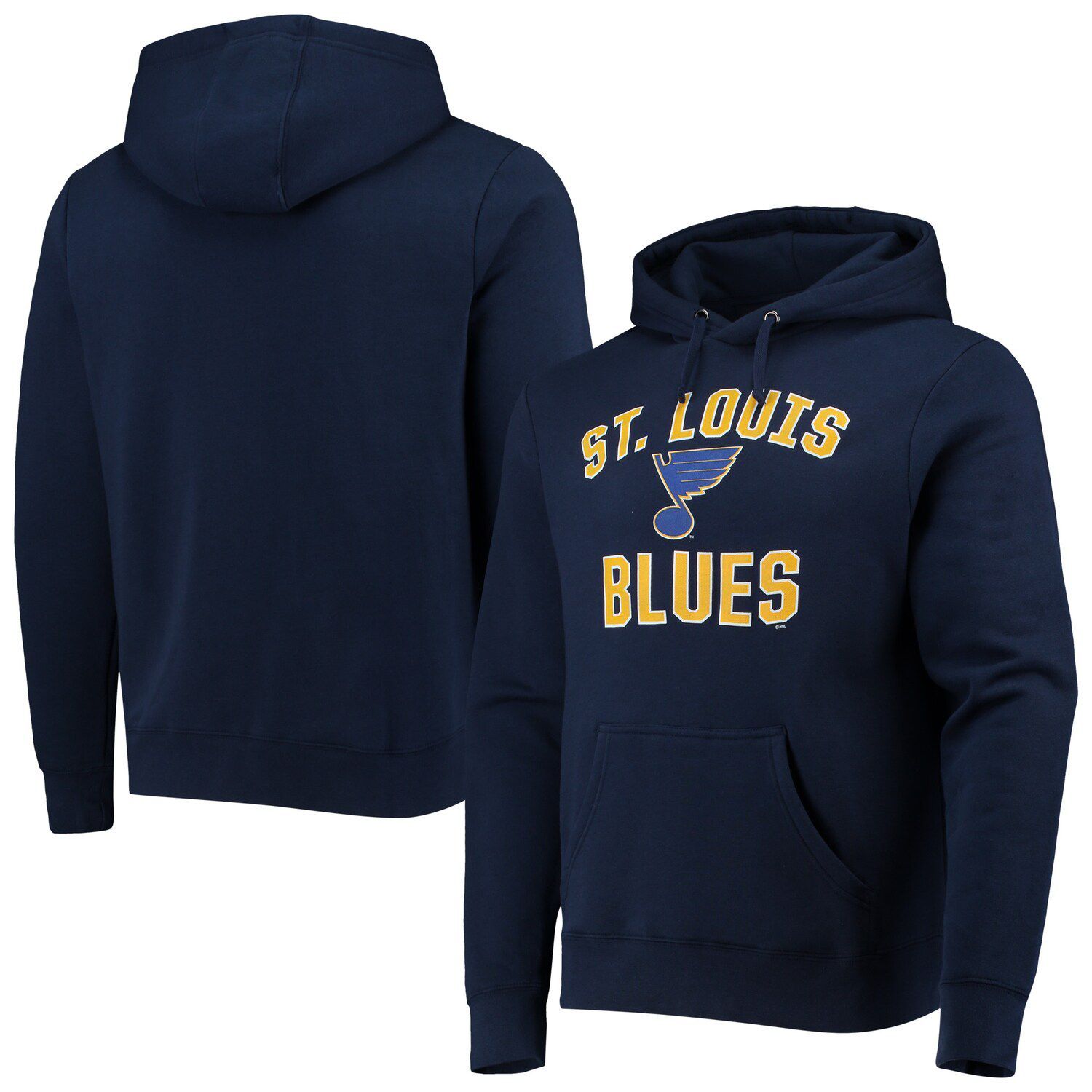 Men's Antigua Gold St. Louis Blues Special Edition 2.0 Victory Pullover Hoodie M