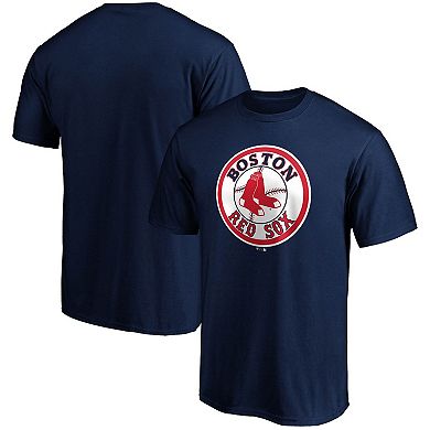 Men's Fanatics Branded Navy Boston Red Sox Cooperstown Collection Forbes Team T-Shirt