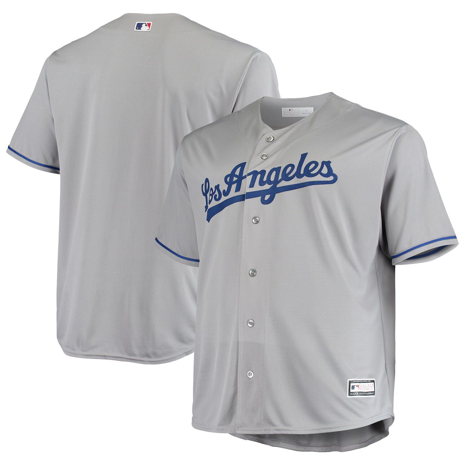 los angeles dodgers grey jersey