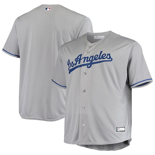 Men's Nike Gray Los Angeles Dodgers Alternate 2020 Replica Team Jersey