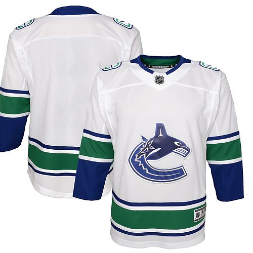 Youth White Vancouver Canucks 2019/20 Away Premier Jersey