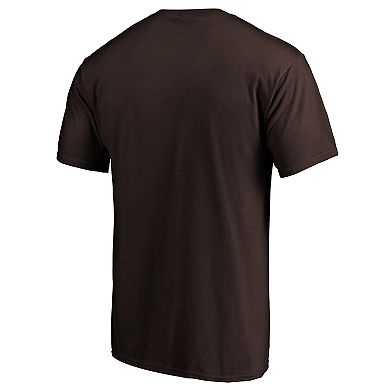 Men's Fanatics Branded Brown San Diego Padres Official Wordmark T-Shirt