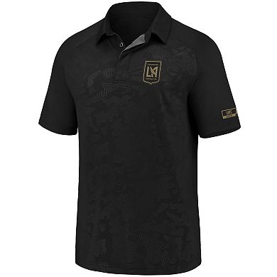 Men's Fanatics Branded Black LAFC Iconic Defender Polo