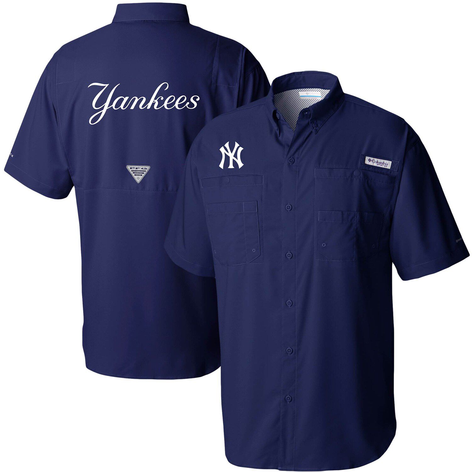 ny yankees button down shirt