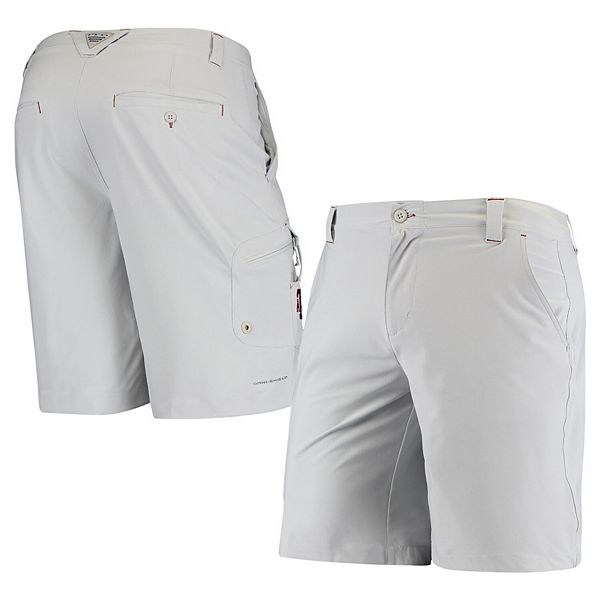 Men S Columbia Gray Texas A M Aggies Collegiate Terminal Tackle Omni Shield Shorts