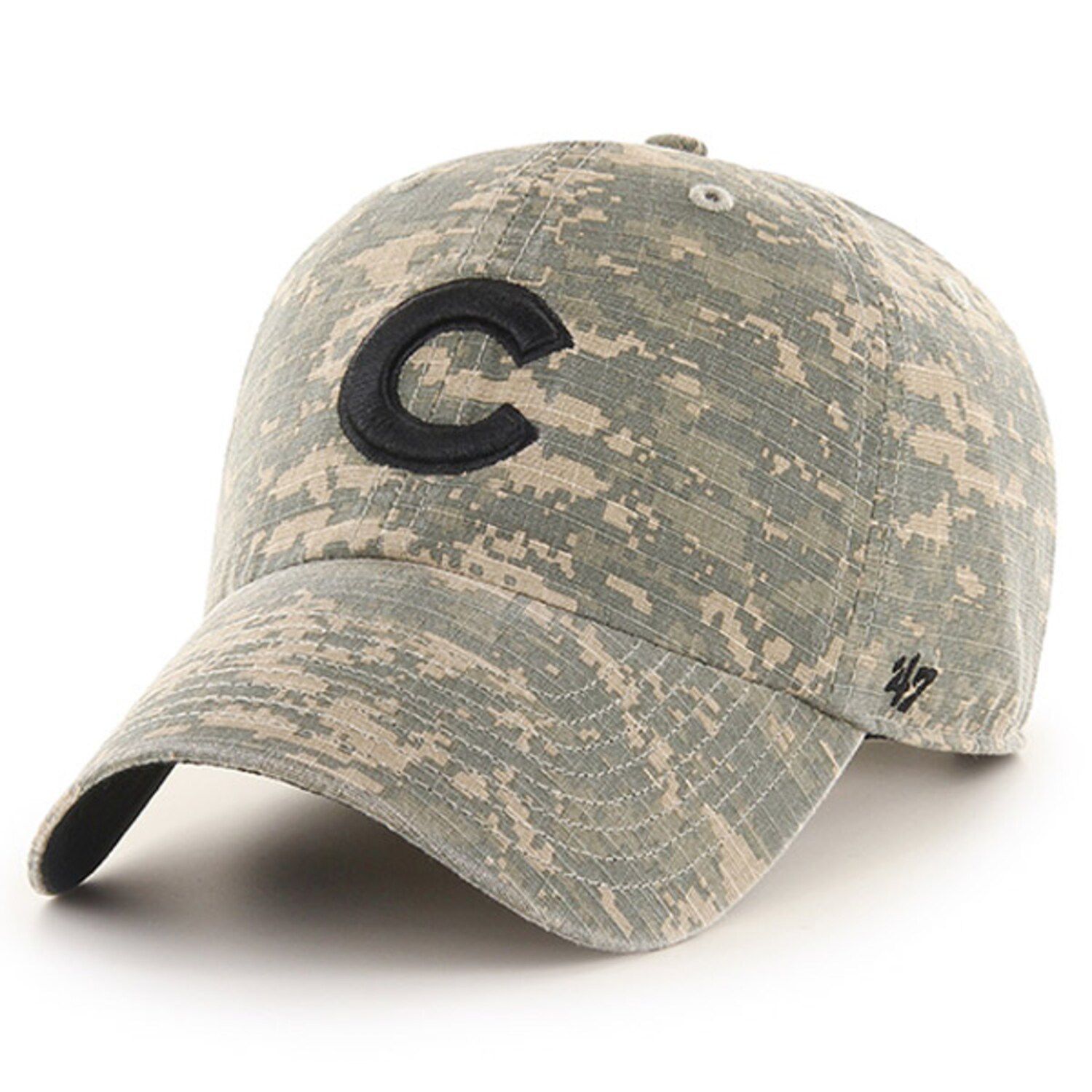 Men's '47 Camo/Black Seattle Seahawks Phalanx Trucker MVP Snapback Hat