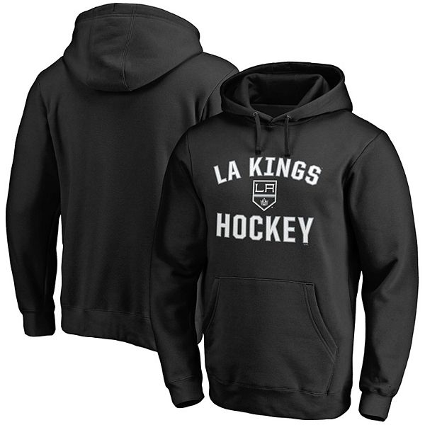 NHL Los Angeles Kings Girls' Long Sleeve Poly Fleece Hooded Sweatshirt - XS