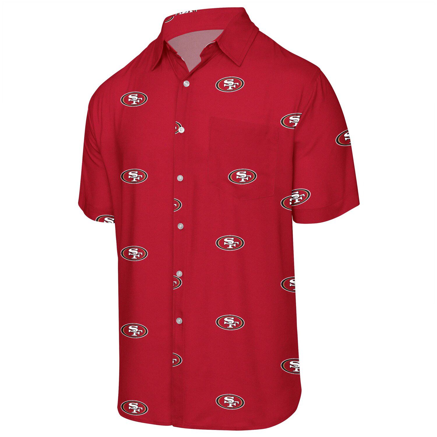49ers button up jersey