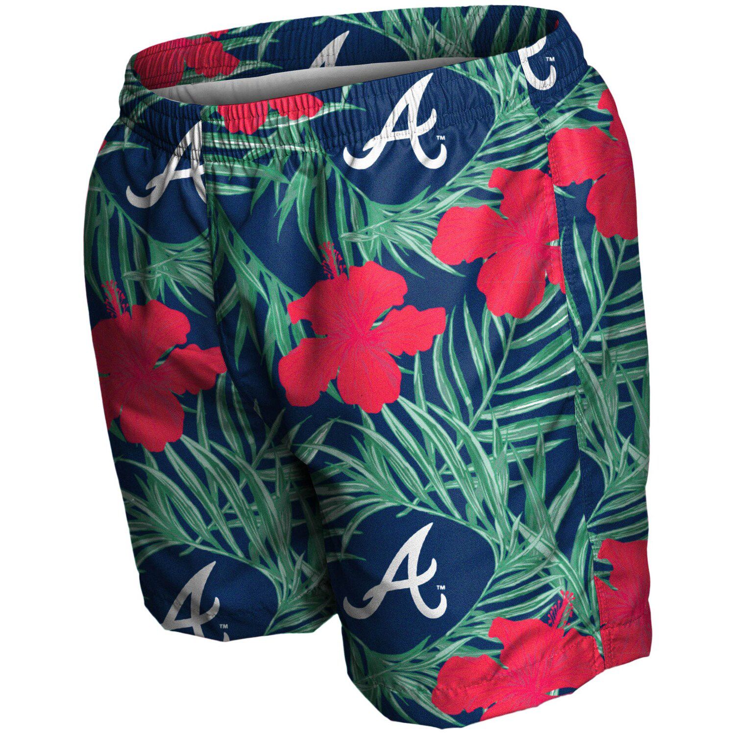 mens navy swim trunks