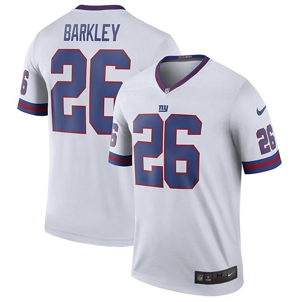New York Giants Saquon Barkley Nike White Color Rush NFL Vapor