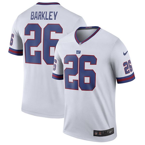 Nike Saquon Barkley Color Rush Jersey White New York Giants Youth Size XL