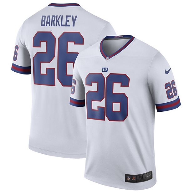 Saquon Barkley New York Giants Nike Color Rush 2.0 Name & Number T-Shirt -  White