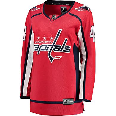 Women's Fanatics Branded Tom Wilson Red Washington Capitals Home Premier Breakaway Player Jersey