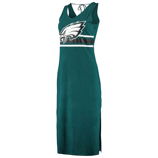 Philadelphia Eagles G-III 4Her by Carl Banks Women's Post Season Long  Sleeve V-Neck T-Shirt - Midnight Green