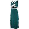 Women's G-III 4Her by Carl Banks Midnight Green Philadelphia Eagles Kick-Off Maxi Dress