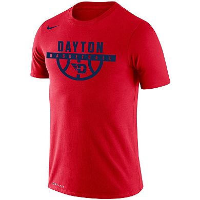 Men's Nike Red Dayton Flyers Basketball Drop Legend Performance T-Shirt