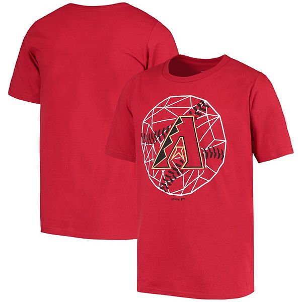 Youth Red Arizona Diamondbacks Digi-Ball T-Shirt