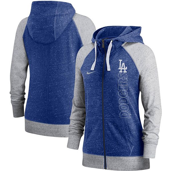 Nike Gym (MLB Los Angeles Dodgers) Women's Full-Zip Hoodie