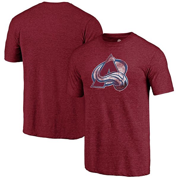 Men's Fanatics Branded Heathered Burgundy Colorado Avalanche Primary ...