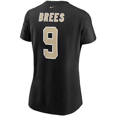 NIKE NEW ORLEANS authentic SAINTS DREW BREES ALTERNATE FOOTBALL JERSEY MENS