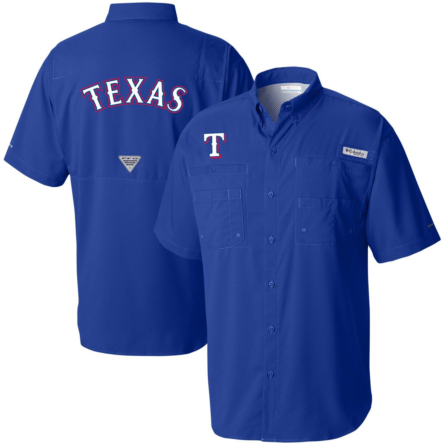 texas rangers button down jersey