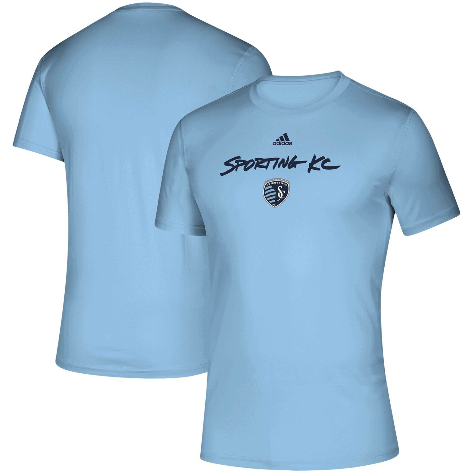 adidas sky blue t shirt