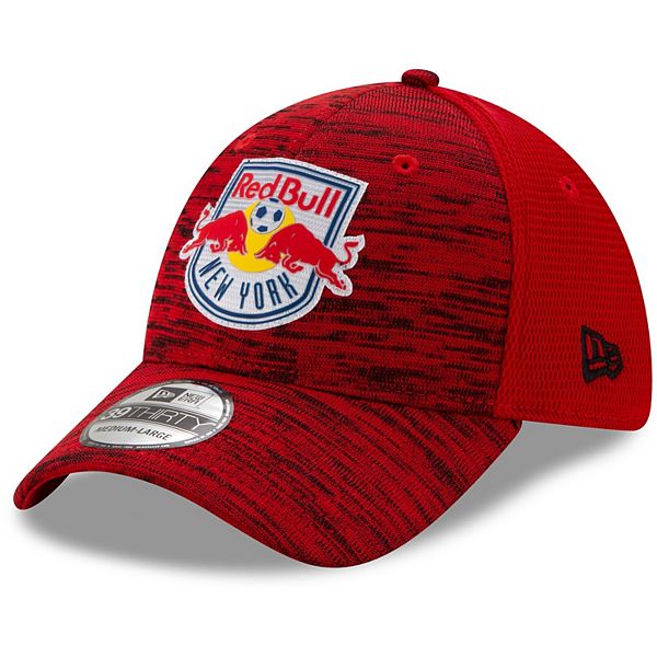 Men S New Era Red New York Red Bulls On Field Collection 39thirty Flex Hat