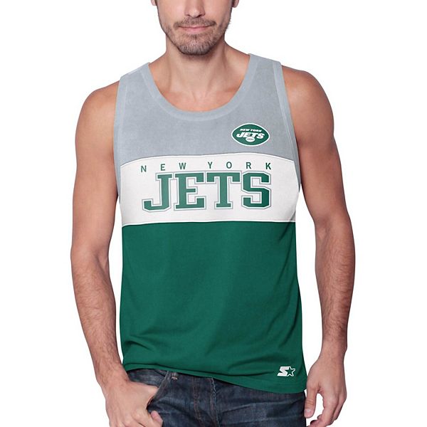 Men's Starter Green New York Jets Highlight Reel Tank Top