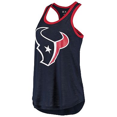 Women's G-III 4Her by Carl Banks Navy Houston Texans Tater Tank Top