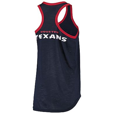 Women's G-III 4Her by Carl Banks Navy Houston Texans Tater Tank Top