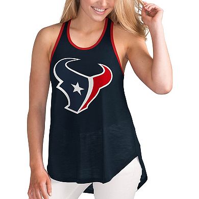 Women's G-III 4Her by Carl Banks Navy Houston Texans Tater Tank Top
