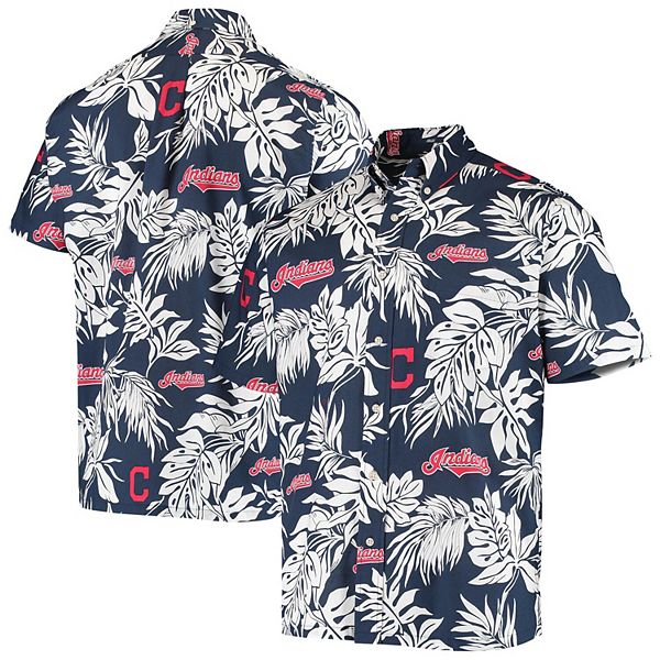 Cleveland Indians Reyn Spooner Aloha Button-Down Shirt - Navy