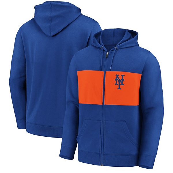 New York Mets Fanatics Branded Team Full-Zip Puffer Jacket - Black