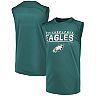 Youth Midnight Green Philadelphia Eagles Competitor Muscle Tank Top