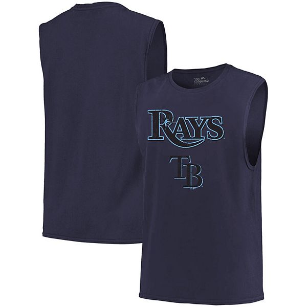 Majestic, Shirts, Mens Navy Tampa Bay Rays T Shirt