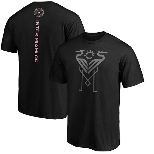 Men's Fanatics Branded Black Inter Miami CF Heron Logo Create Your ...