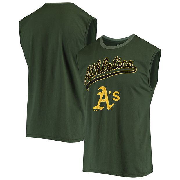 Majestic Threads Men's Majestic Threads Green Oakland Athletics